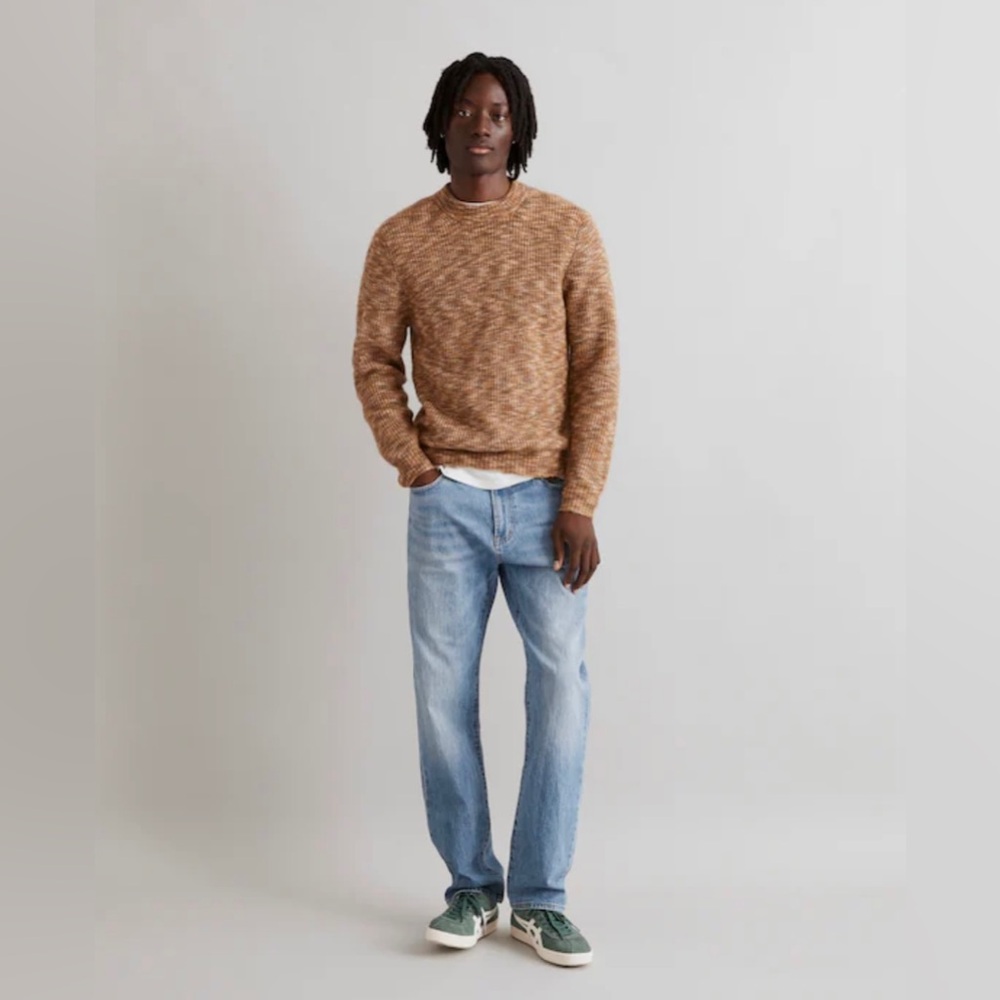 Madewell Mens Space Dyed Oversized Sweater - Size Small
